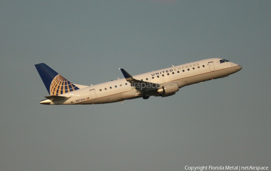 United Express (Mesa Airlines) Embraer ERJ-175LR (ERJ-170-200LR) (N87306) | Photo 407013