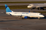 United Express (Mesa Airlines) Embraer ERJ-175LR (ERJ-170-200LR) (N87318) at  Houston - George Bush Intercontinental, United States