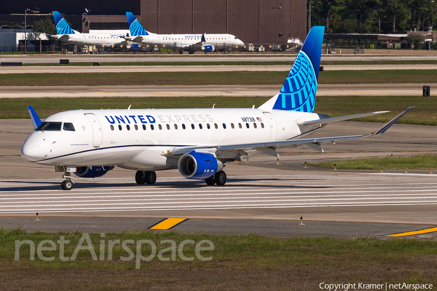 United Express (Mesa Airlines) Embraer ERJ-175LR (ERJ-170-200LR) (N87318) | Photo 677090