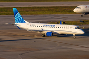United Express (Mesa Airlines) Embraer ERJ-175LR (ERJ-170-200LR) (N87318) at  Houston - George Bush Intercontinental, United States