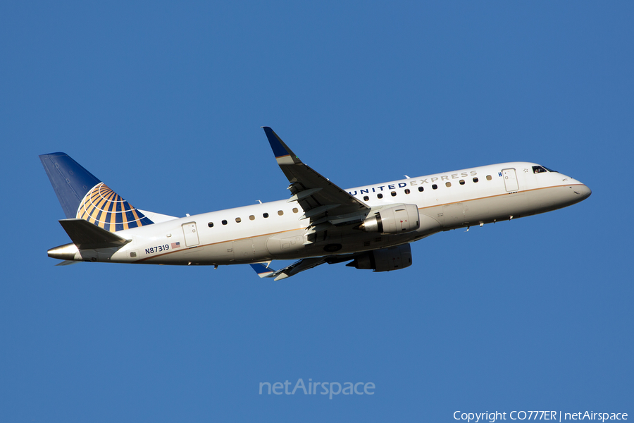 United Express (Mesa Airlines) Embraer ERJ-175LR (ERJ-170-200LR) (N87319) | Photo 170673