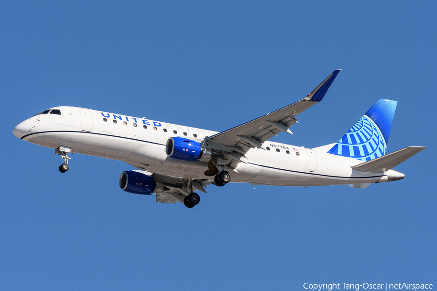 United Express (Mesa Airlines) Embraer ERJ-175LL (ERJ-170-200LL) (N87364) | Photo 482557