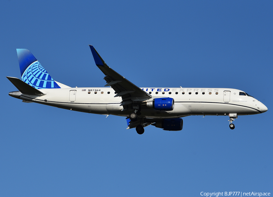 United Express (Mesa Airlines) Embraer ERJ-175LL (ERJ-170-200LL) (N87364) | Photo 441983