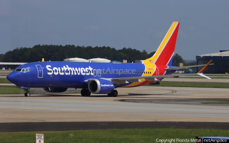 Southwest Airlines Boeing 737-8 MAX (N8741L) | Photo 680106