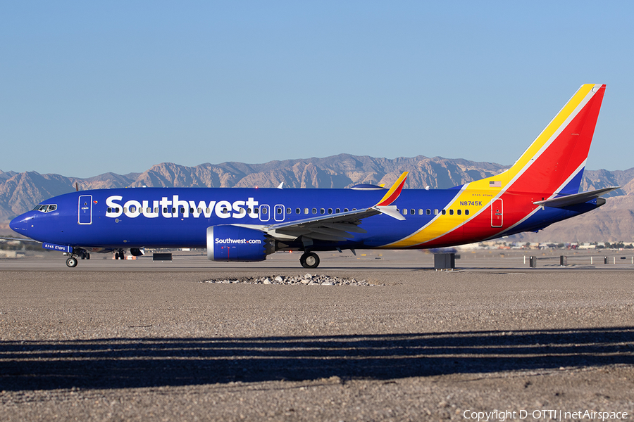 Southwest Airlines Boeing 737-8 MAX (N8745K) | Photo 551557