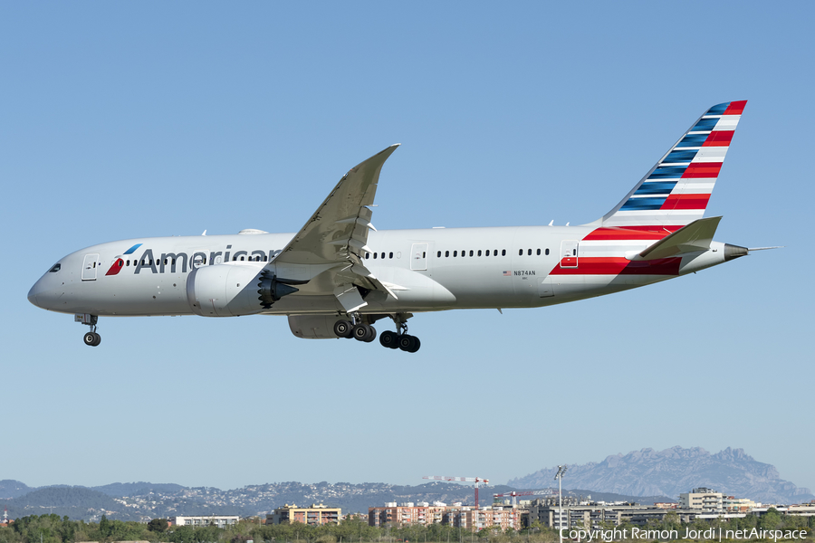 American Airlines Boeing 787-8 Dreamliner (N874AN) | Photo 680736