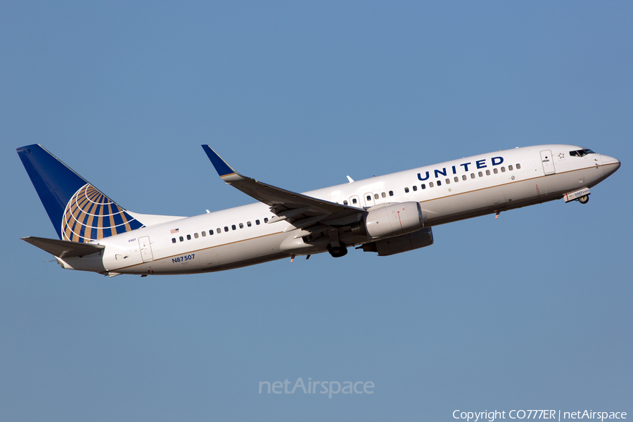 United Airlines Boeing 737-824 (N87507) | Photo 48200