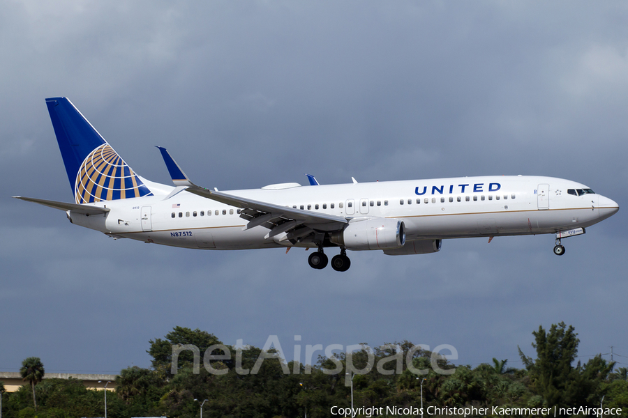 United Airlines Boeing 737-824 (N87512) | Photo 161187