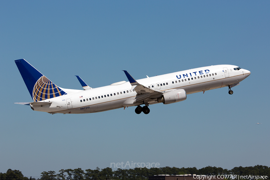 United Airlines Boeing 737-824 (N87512) | Photo 104740