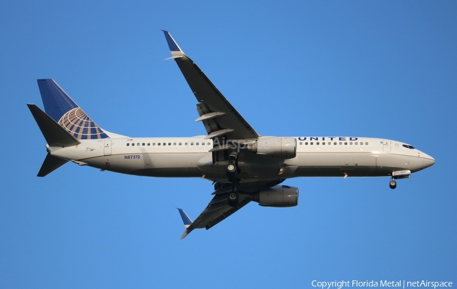 United Airlines Boeing 737-824 (N87512) | Photo 407016