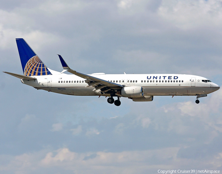 United Airlines Boeing 737-824 (N87512) | Photo 95128
