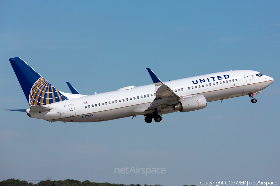 United Airlines Boeing 737-824 (N87513) | Photo 59229