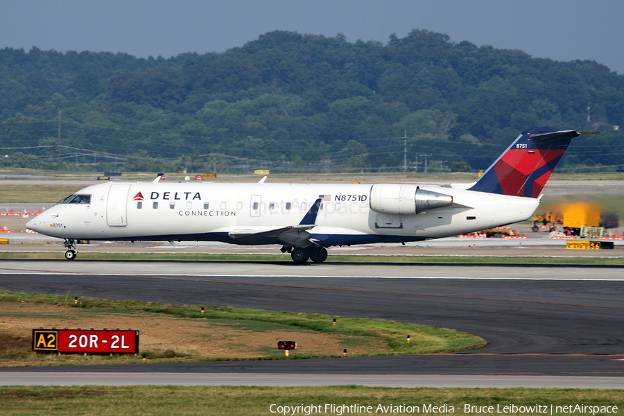 Delta Connection (Pinnacle Airlines) Bombardier CRJ-200LR (N8751D) | Photo 150380