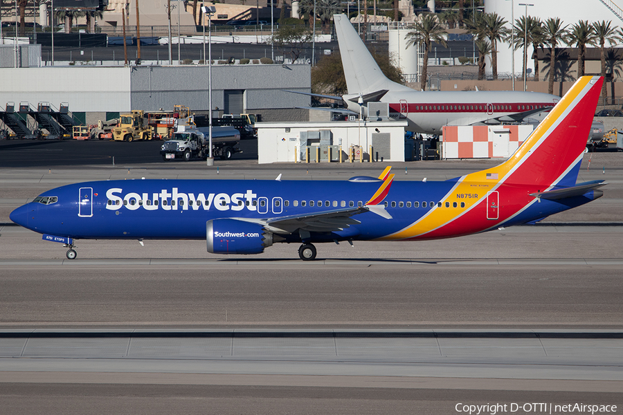 Southwest Airlines Boeing 737-8 MAX (N8751R) | Photo 550016