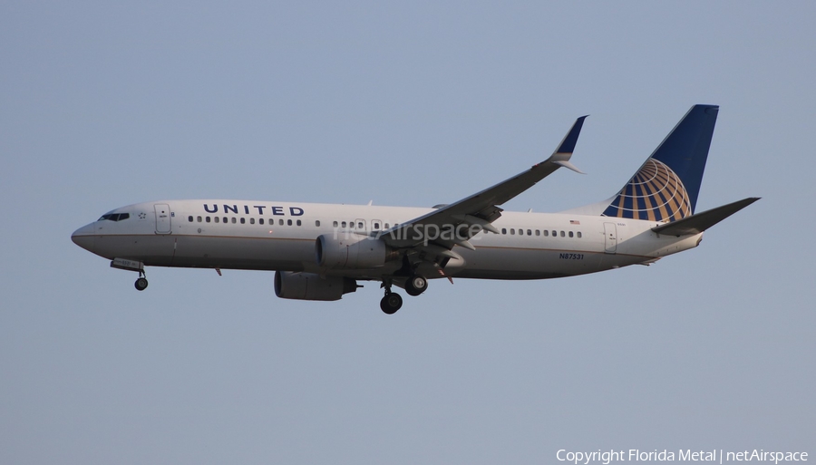 United Airlines Boeing 737-824 (N87531) | Photo 407018