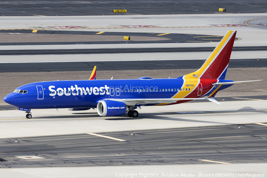 Southwest Airlines Boeing 737-8 MAX (N8755L) | Photo 540243