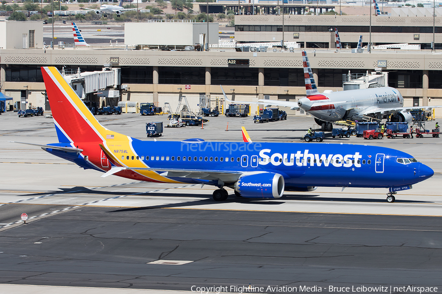 Southwest Airlines Boeing 737-8 MAX (N8758L) | Photo 545296