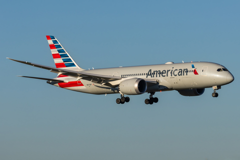 American Airlines Boeing 787-8 Dreamliner (N877BF) at  Amsterdam - Schiphol, Netherlands