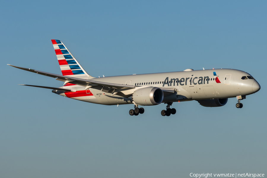 American Airlines Boeing 787-8 Dreamliner (N877BF) | Photo 606089