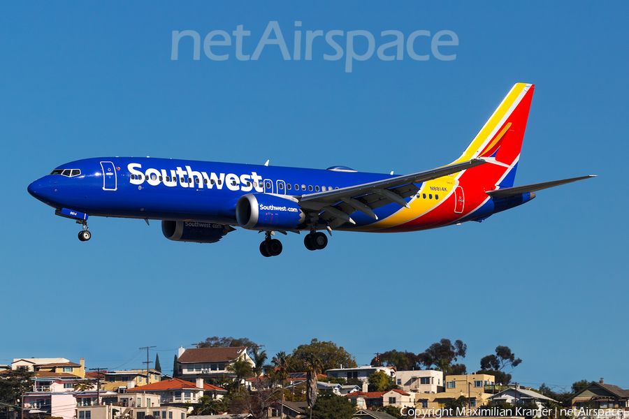 Southwest Airlines Boeing 737-8 MAX (N8814K) | Photo 563592