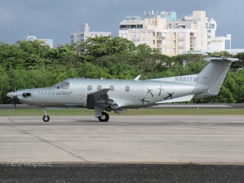 Tradewind Aviation Pilatus PC-12/47 (N881TW) at  San Juan - Luis Munoz Marin International, Puerto Rico