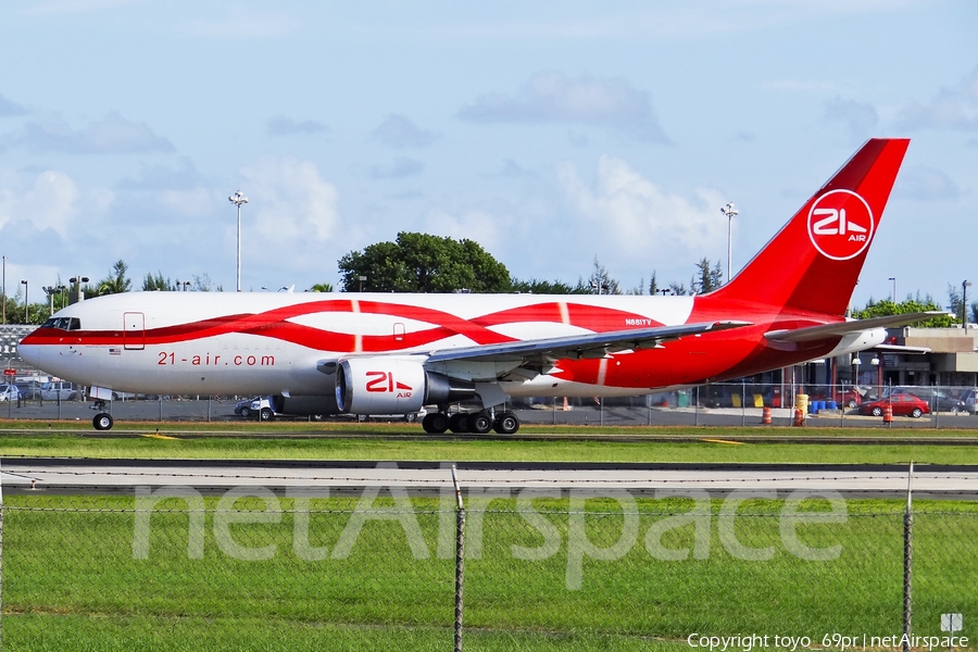 21-Air.com Boeing 767-241(ER)(BDSF) (N881YV) | Photo 68666