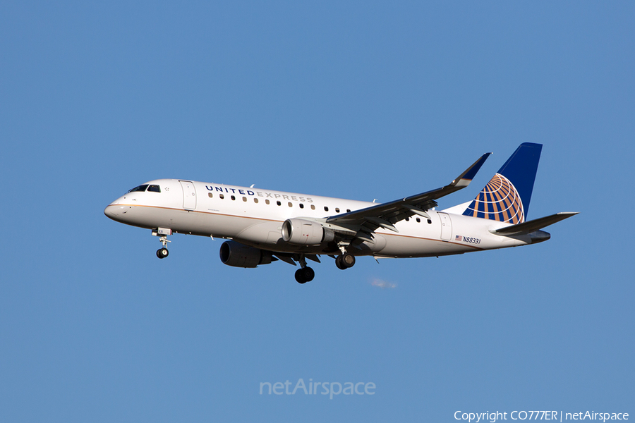 United Express (Mesa Airlines) Embraer ERJ-175LR (ERJ-170-200LR) (N88331) | Photo 115148