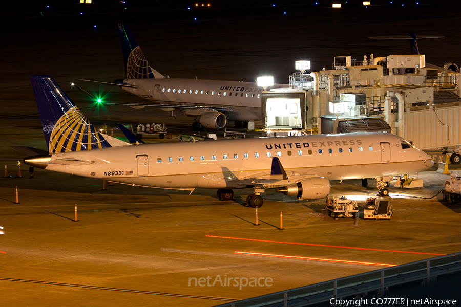 United Express (Mesa Airlines) Embraer ERJ-175LR (ERJ-170-200LR) (N88331) | Photo 104756