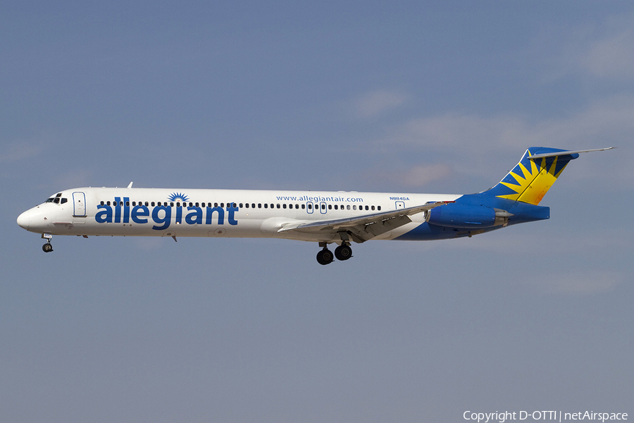 Allegiant Air McDonnell Douglas MD-83 (N884GA) | Photo 341116