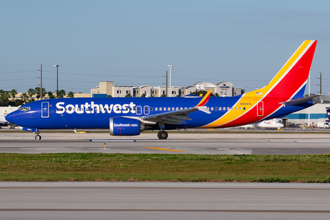 Southwest Airlines Boeing 737-8 MAX (N8869L) at  Miami - International, United States