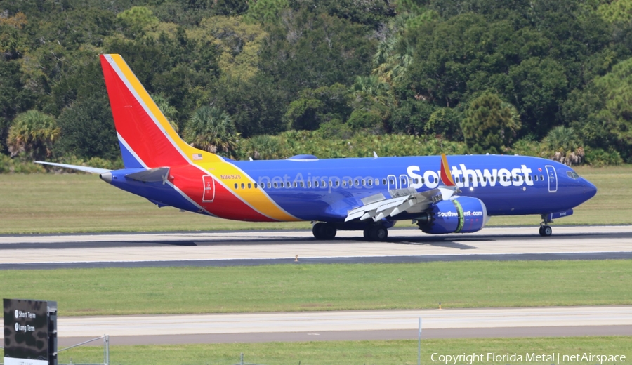 Southwest Airlines Boeing 737-8 MAX (N8892S) | Photo 680332