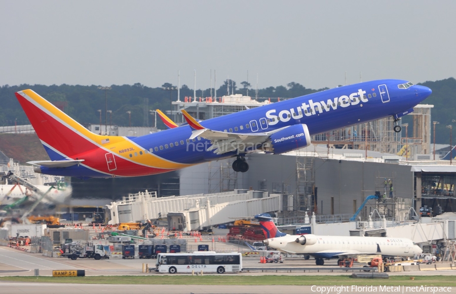 Southwest Airlines Boeing 737-8 MAX (N8893L) | Photo 680334