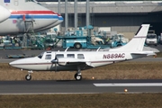 (Private) Piper Aerostar 700P (N889AC) at  Luxembourg - Findel, Luxembourg