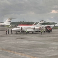 (Private) Raytheon Hawker 850XP (N88BG) at  Balikpapan Sepinggan - International, Indonesia
