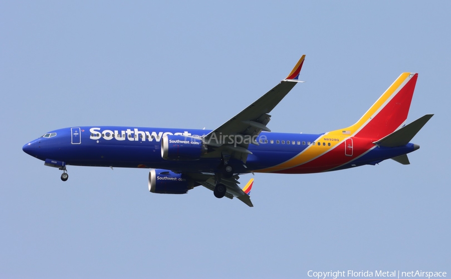 Southwest Airlines Boeing 737-8 MAX (N8928Q) | Photo 680515