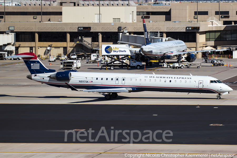 US Airways Express (SkyWest Airlines) Bombardier CRJ-900ER (N897SK) | Photo 124008