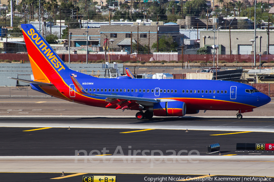 Southwest Airlines Boeing 737-7H4 (N901WN) | Photo 124006