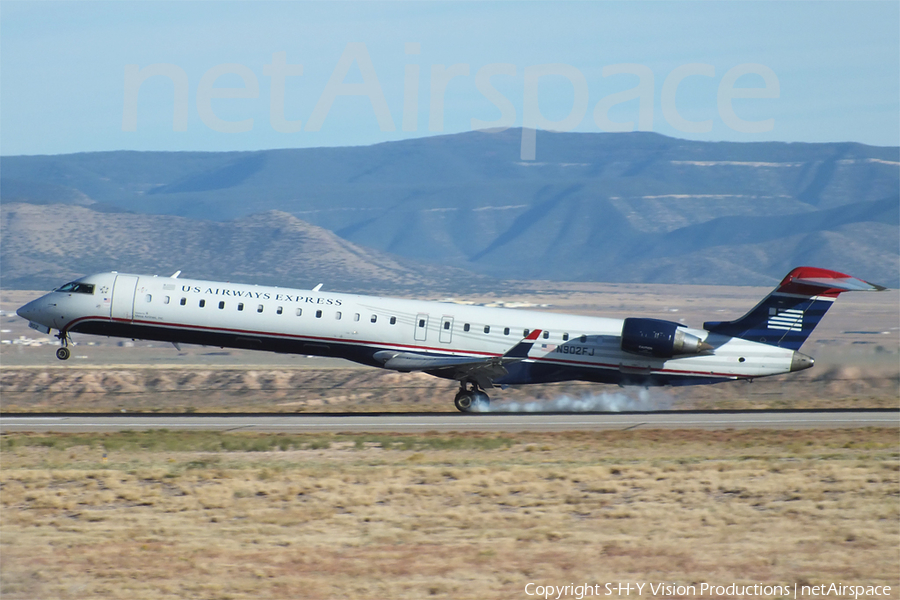 US Airways Express (Mesa Airlines) Bombardier CRJ-900ER (N902FJ) | Photo 13095