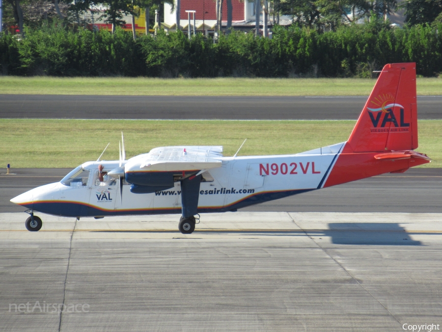 VAL - Vieques Air Link Britten-Norman BN-2A-26 Islander (N902VL) | Photo 304422