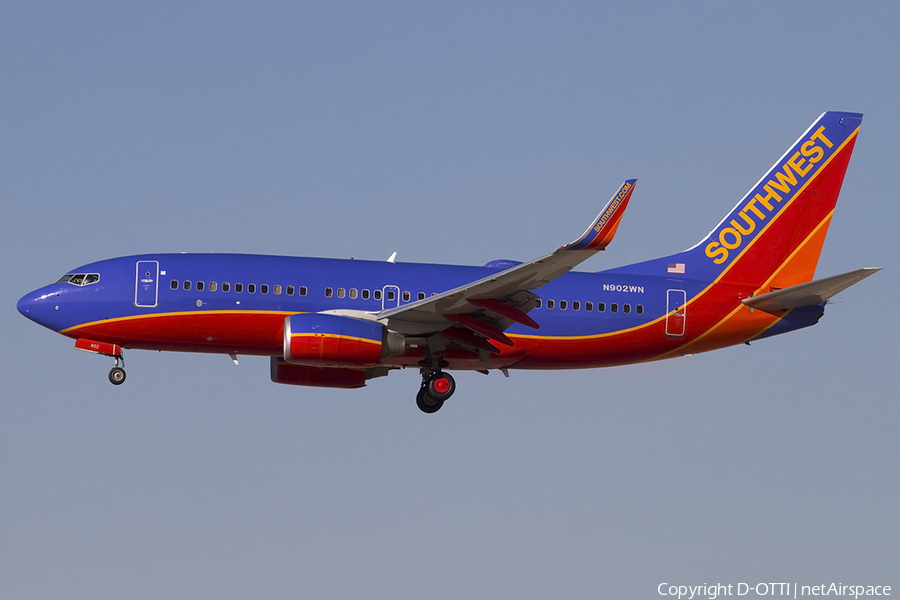 Southwest Airlines Boeing 737-7H4 (N902WN) | Photo 465531