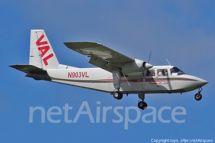 VAL - Vieques Air Link Britten-Norman BN-2A-26 Islander (N903VL) | Photo 68313