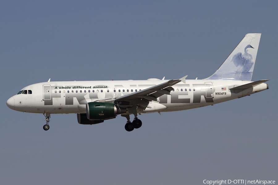 Frontier Airlines Airbus A319-111 (N904FR) | Photo 341024