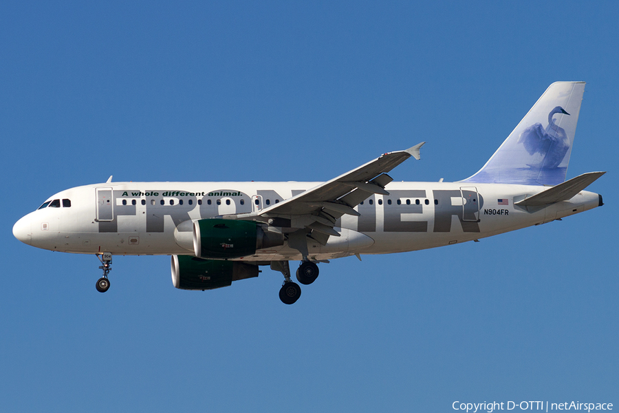 Frontier Airlines Airbus A319-111 (N904FR) | Photo 182348