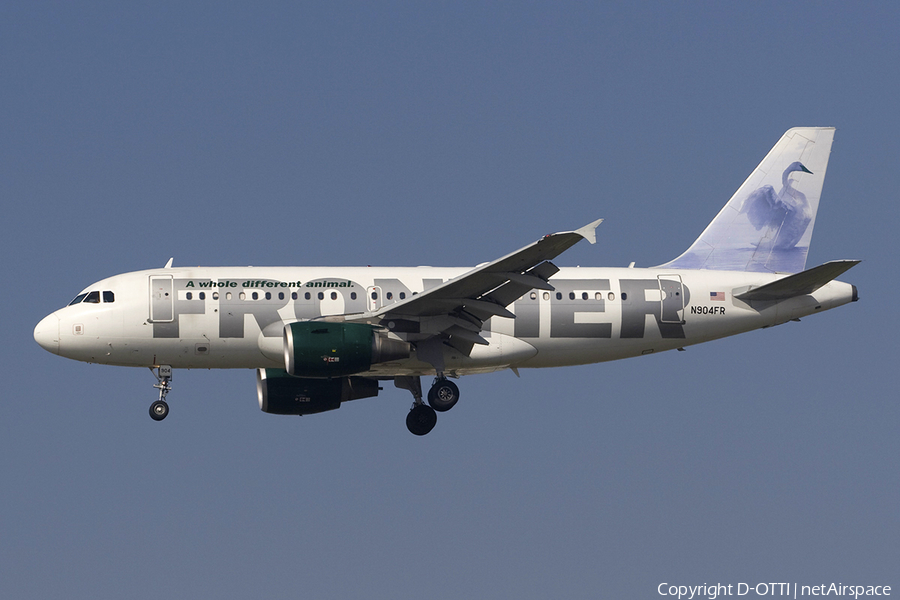 Frontier Airlines Airbus A319-111 (N904FR) | Photo 279494