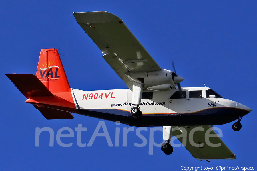 VAL - Vieques Air Link Britten-Norman BN-2A-26 Islander (N904VL) | Photo 68182