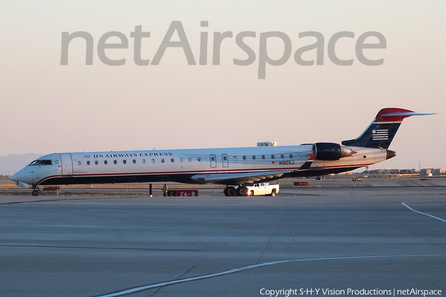 US Airways Express (Mesa Airlines) Bombardier CRJ-900ER (N905J) | Photo 12402