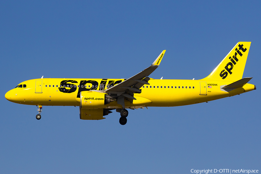 Spirit Airlines Airbus A320-271N (N905NK) | Photo 564345