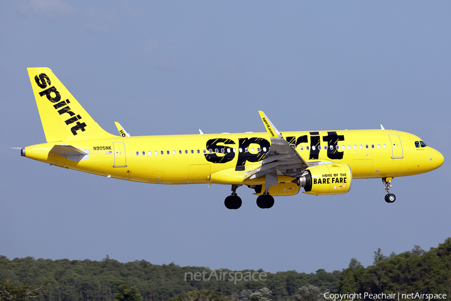Spirit Airlines Airbus A320-271N (N905NK) | Photo 331745