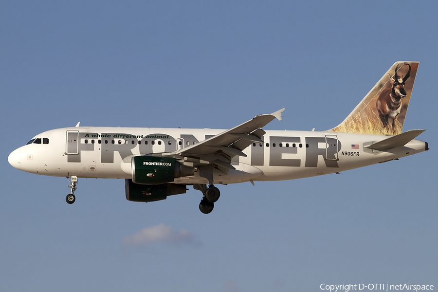 Frontier Airlines Airbus A319-111 (N906FR) | Photo 464777