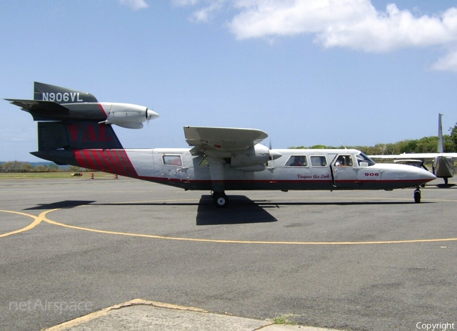 VAL - Vieques Air Link Britten-Norman BN-2A Mk.III Trislander (N906VL) | Photo 71738